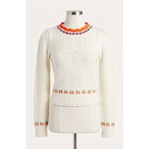 NEW FREE PEOPLE tilly pullover sweater in coconut milk combo